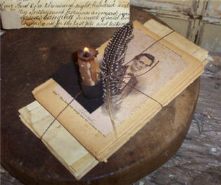 Abraham Lincoln Stationary Bundle with light-