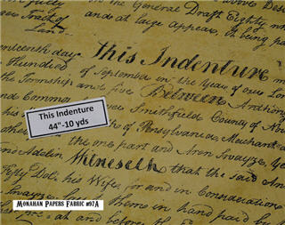 Indenture Deed Fabric-