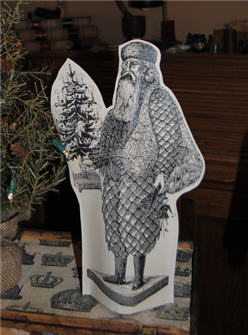 Pinecone Santa-