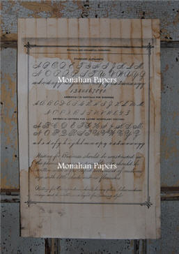 Practical & Ornamental Penmanship-penmanship, writing, lettering, letters, 