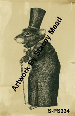 Top Hat Mouse By Stacey Meade-