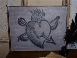 Rebecca Hale's Heart Canvas-