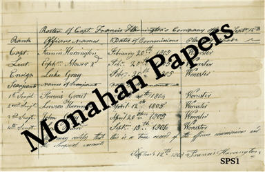 The Roster - Captain Francis Harrington Paper-