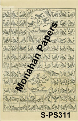 Bird Blocks Paper Sheet-