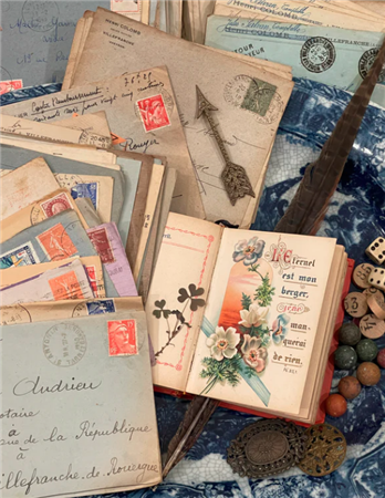 Vintage French Envelope Bundles in sets of 10