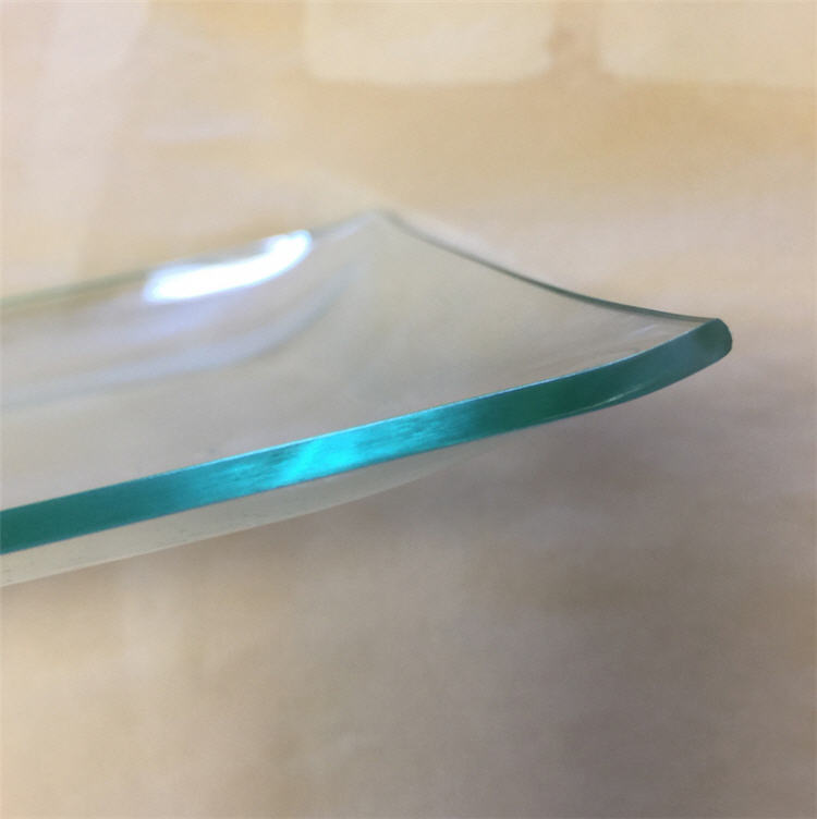12" x 20" Rectangle Clear " BENT" Glass Plate 1/8 