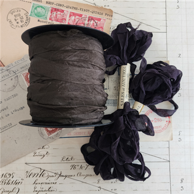 Bitter Chocolate Aged Ribbon