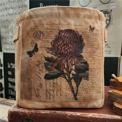 Botanical 91 Canvas Storage Tote