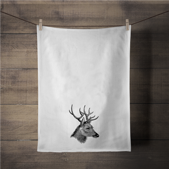 Bucky Deer Tea Towel - C126TT