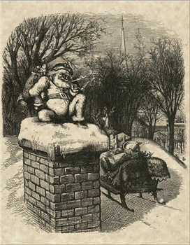 Rooftop Santa - C34