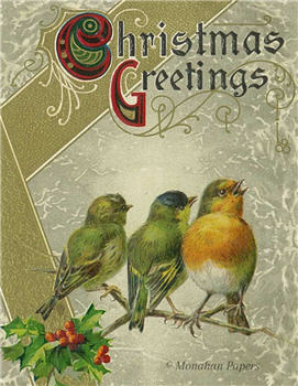 Chirping Christmas Greetings - C43