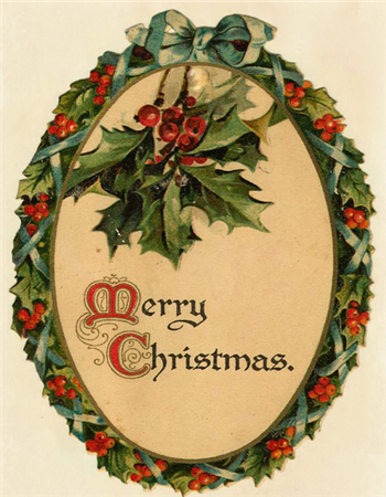 Merry Christmas Wreath - C50