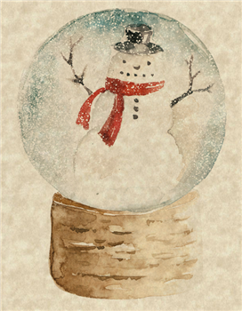 Snow Globe Snowman - C515
