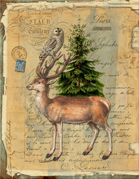 Reindeer and Friend - C523