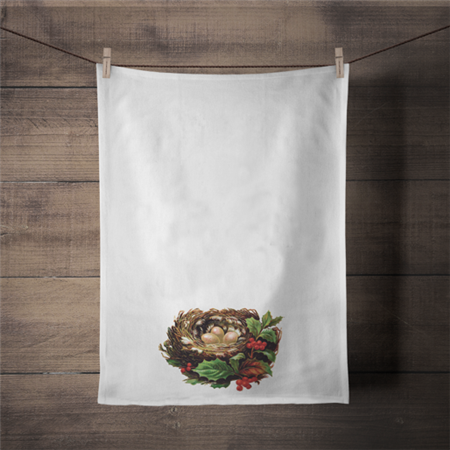 Christmas Nest Tea Towel - C76TT