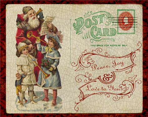 Postcard Santa - C85