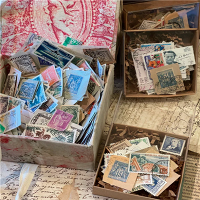 Collection of 50 French Stamps