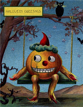 Halloween Greetings Pumpkin - H40