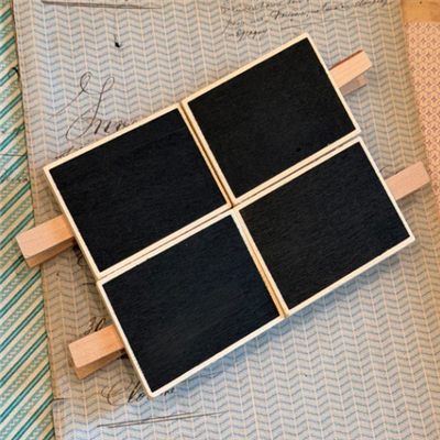 Mini Message Chalkboard Clips - Set/4