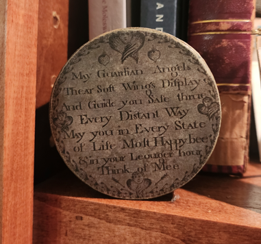 3" My Guardian Angels Paper Mache Round Boxes