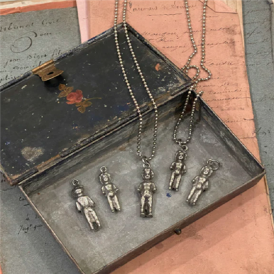 MP EXCLUSIVE Pewter Frozen Charlotte's Necklace