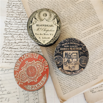 3" French Apothecary Boxes