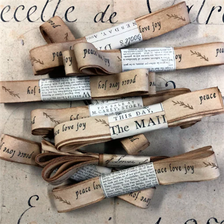 Peace, Love and Joy Ribbon