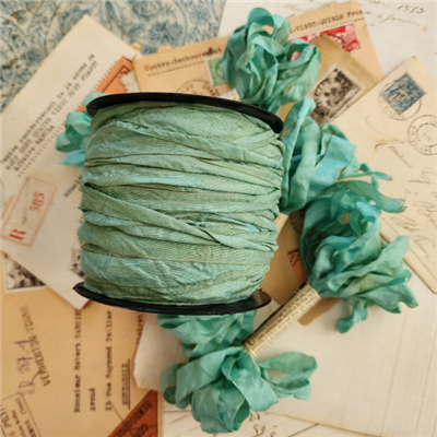 Peacock Aged Ribbon