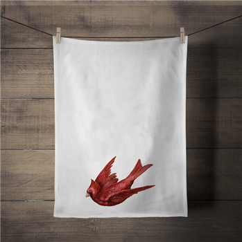 Red Cardinal Tea Towel - REDCTT