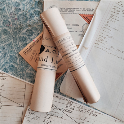 Aged Paper Stationery Bundles