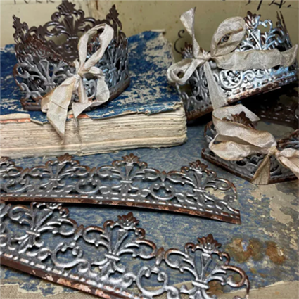 Silver Metal Trim Ribbon