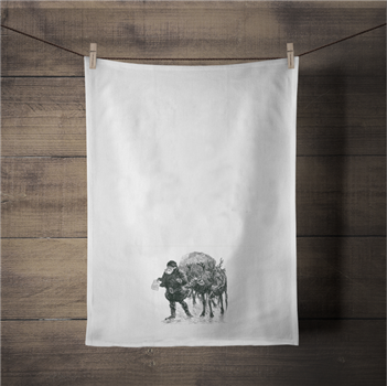 Santa's Coming To Town Tea Towel- SPS370TT