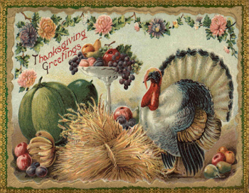 Thanksgiving Greetings Turkey