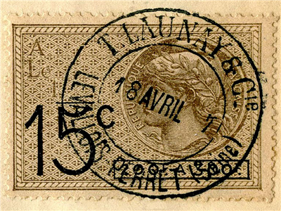 T. Launay Stamp - X153