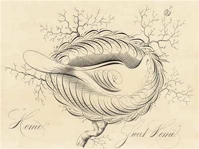 Home Sweet Home Dove - X182