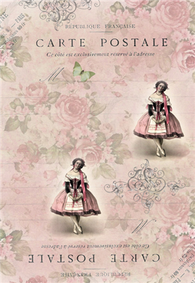Carte Postale Ballerinas - X217