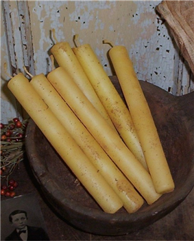 Beeswax Tapers Set/6