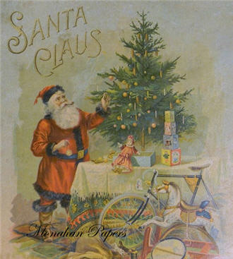 Santa Claus Trimming the Tree - C13