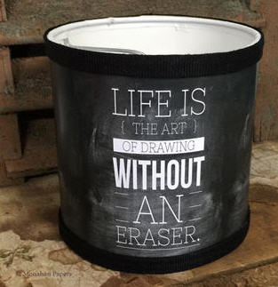 Life Is The Art Lamp Shade - 6" Round - CH296LS