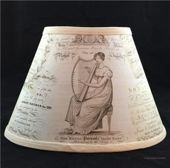 Oval Music Covers Lamp Shade - LSMOMUSCO