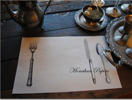 Knife, Fork, Spoon Paper Placemats - 473