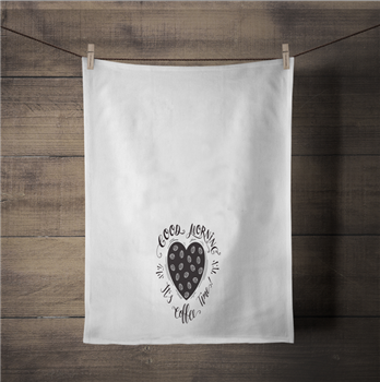 Good Morning Coffee Tea Towel - SPS1477TT