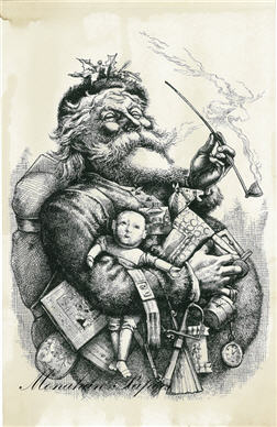 Santa With Pipe - SPS372