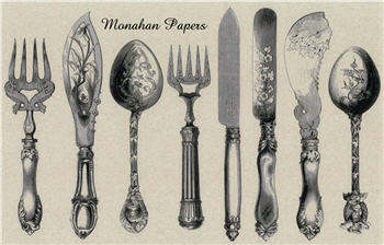 Mixed Silverware Placemats