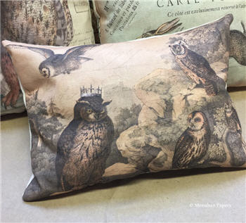 The Owl King Pillow - SPS818PIL