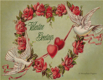 Red Rose Valentine Greetings - V66