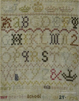 Mrs. Pearson School Sampler - X351
