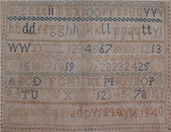 May 16th 1840 Sampler - X352