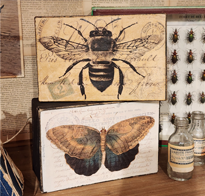 7.5” Paper Mache Rectangle Box